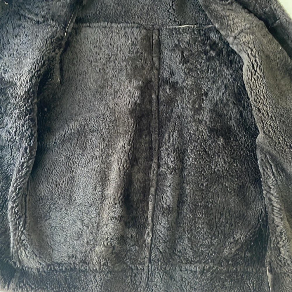 Beautiful extra warm women’s genuine shearling with mink colour and cuff sz XL - Picture 12 of 12